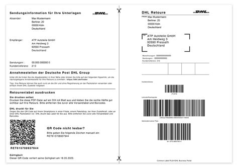 mdm retourenschein